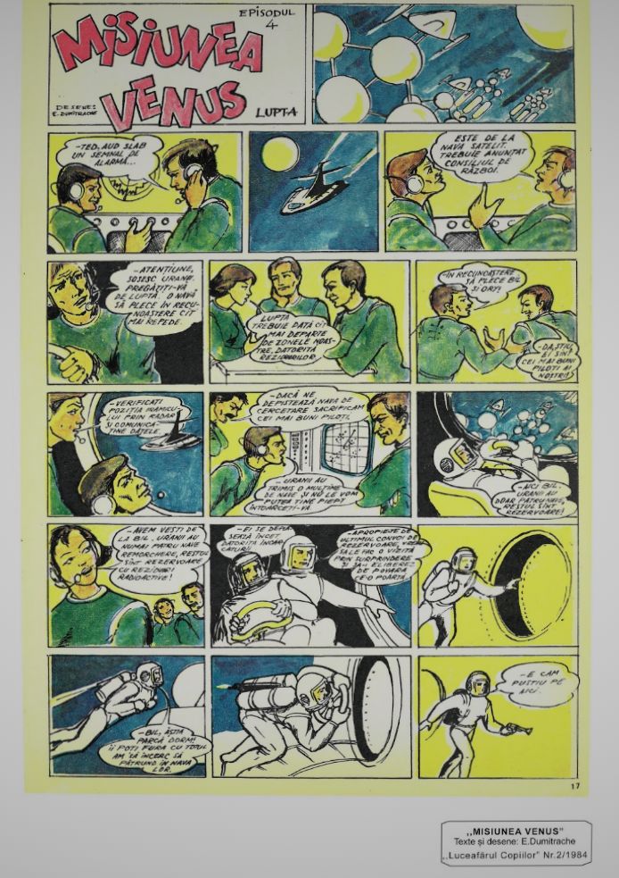 Maeștri ai benzii desenate science-fiction românești, perioada 1960-1989