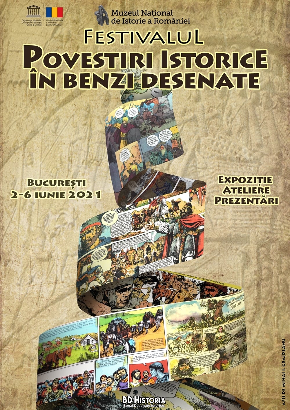 Festivalului "Povestiri istorice" în benzi desenate
