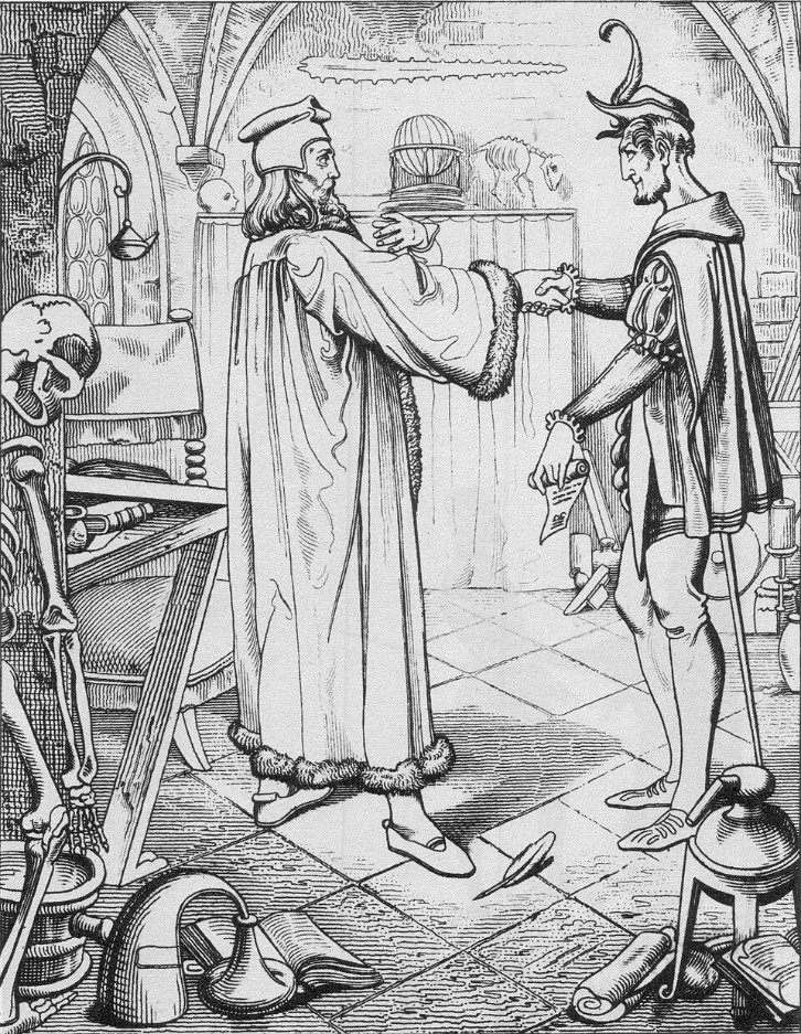 Teufelspakt Faust-Mephisto, de Julius Nisle & Adolf Gnauth